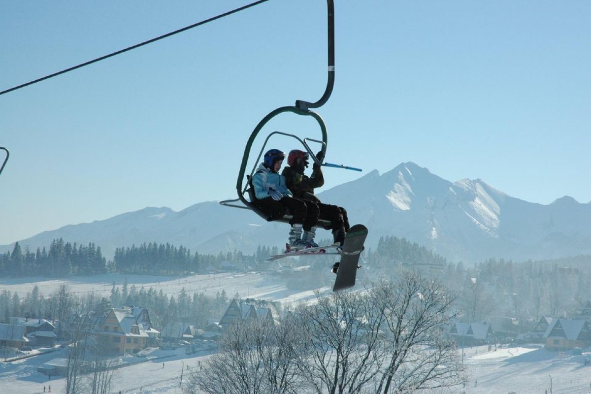 Гарналыжны курорт UFO у Польшчы, размешчаны ў Татрах